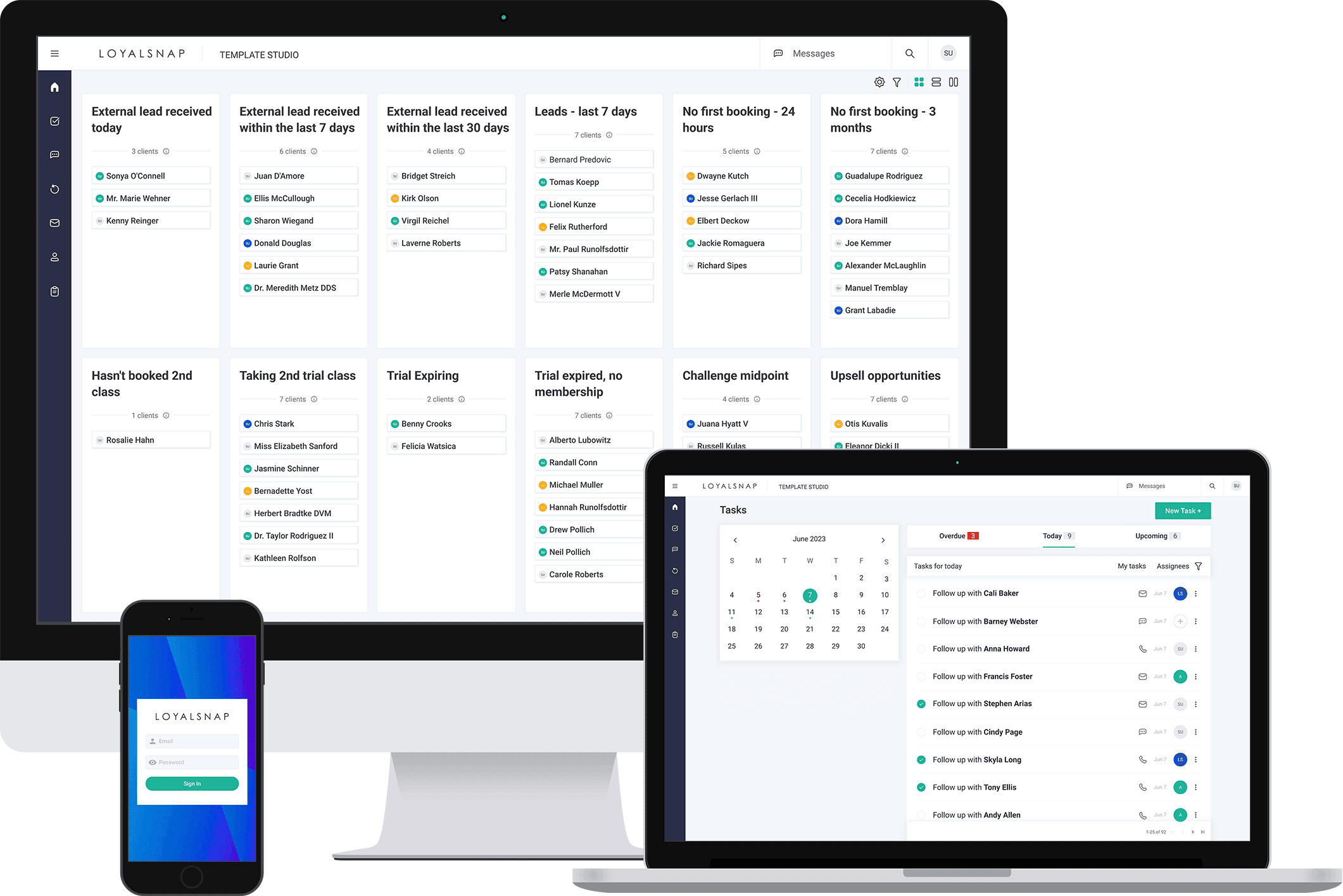 Optimal business management software for small businesses, compatible with 3 devices